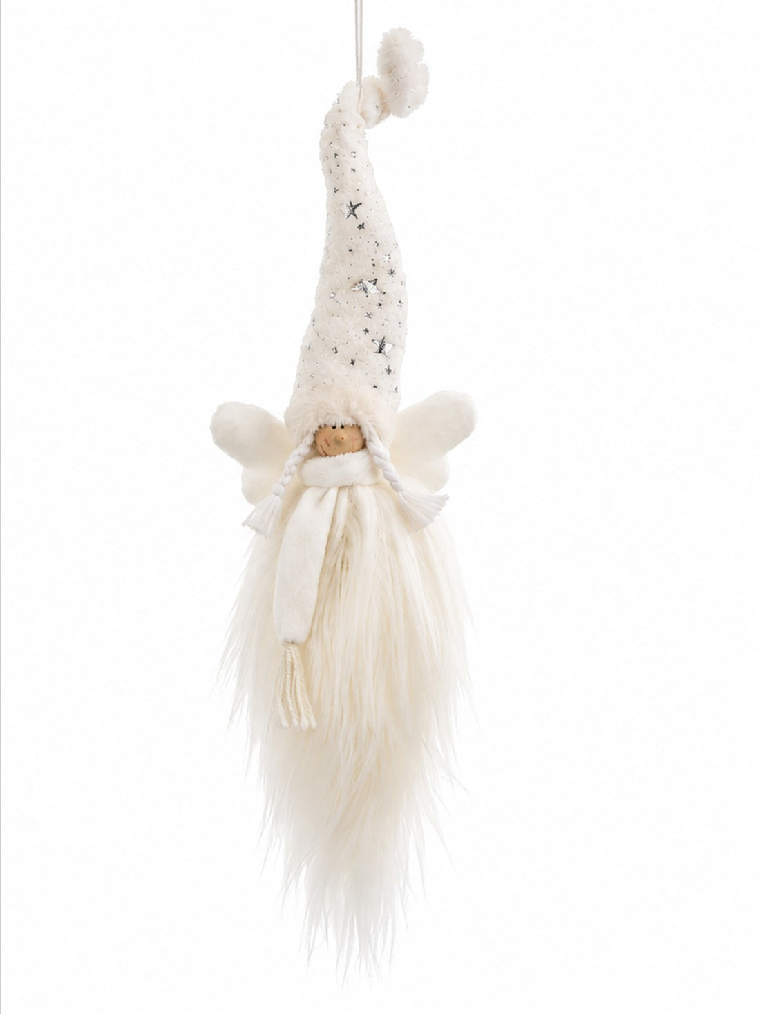 Suspension pour sapin de Noël enfant ARPIMEX H 76 cm Blanc