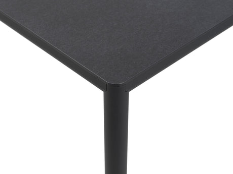 Table carrée Nardi Piave 70, laminée anthracite peinte