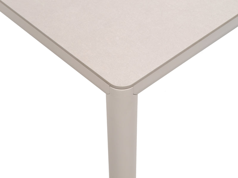 Nardi Piave 70 Table carrée Corde peinte Lamin Materia Corde