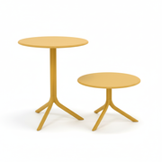 Nardi Table Spritz Moutarde Polypropylène Ø60 Double Hauteur