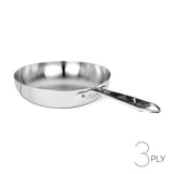 AGNELLI Sauteuse Aluinox 3 plis Inox avec 1 poignée 32x7,5 cm