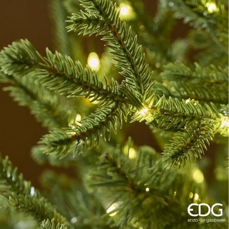 EDG Enzo De Gasperi Sapin de Noël Pin Lucioles 2300 LED H.180 IP44 Vert