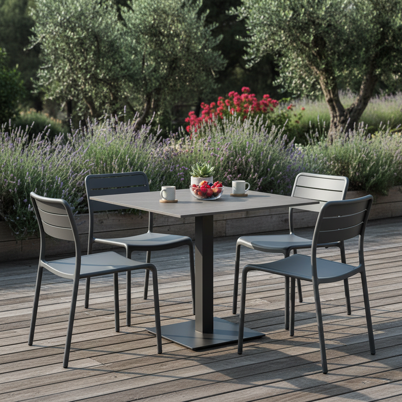 Piano Gres Marmo Grigio 80×80 – Deck Hotel