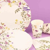 Big Party 6 Piatti cm.25 Flowers Garden