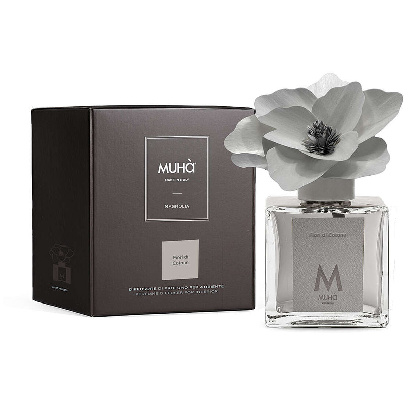 Muhà Diffuseur de Parfum Magnolia Fleurs de Coton 250 ml
