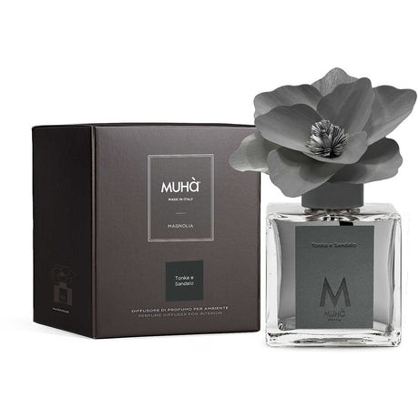 Muhà Diffuseur de parfum Magnolia Tonka et Bois de Santal 500 ml
