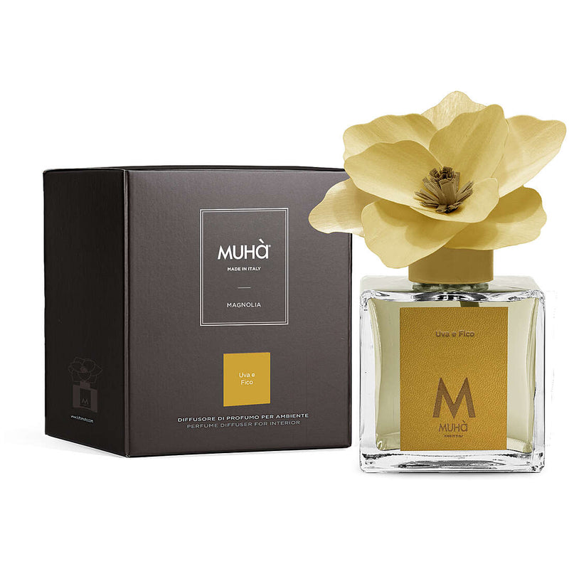 Muhà Diffuseur de parfum Magnolia Raisin et Figue 500ml