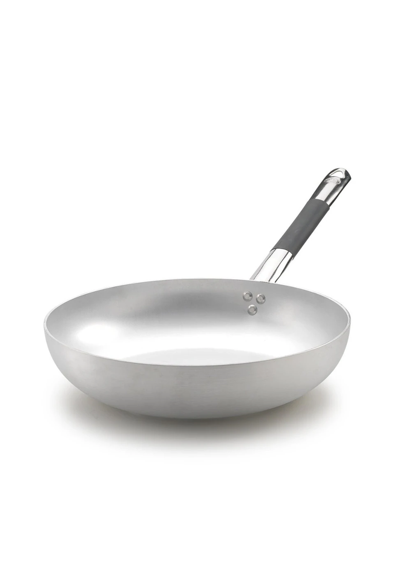 AGNELLI Poêle évasée haute aluminium fond induction D 24 cm