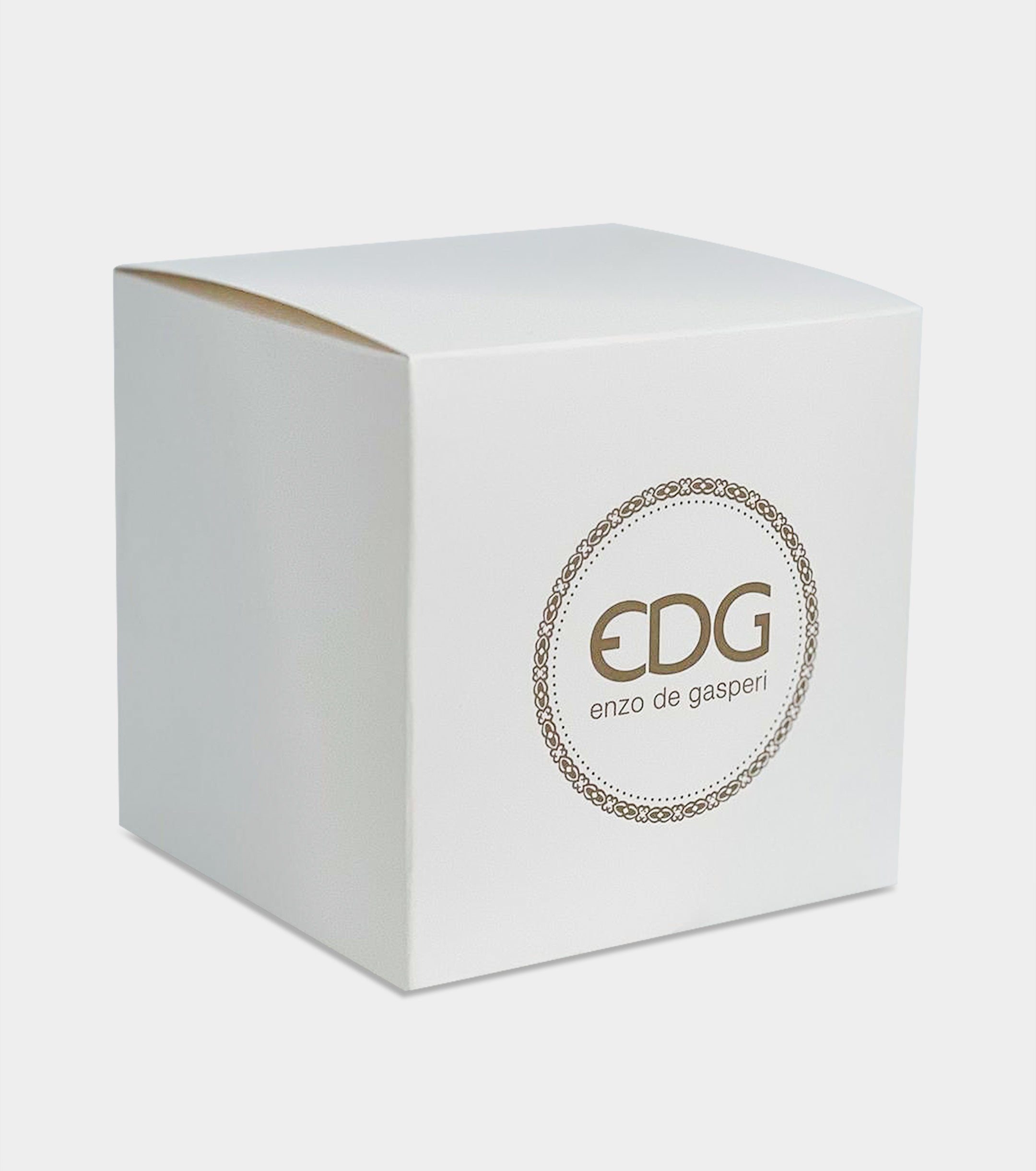 EDG Enzo De Gasperi Candela Crystal New + Scatola Regalo H10,5 D11 Blood Orange e Grape