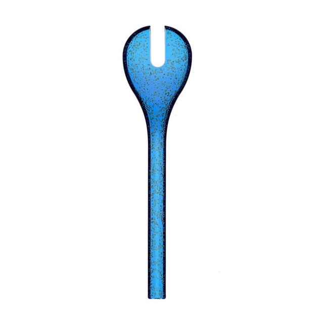 Zani Serafino Couverts à salade Salad Server Me Synth Méthacrylate Bleu profond