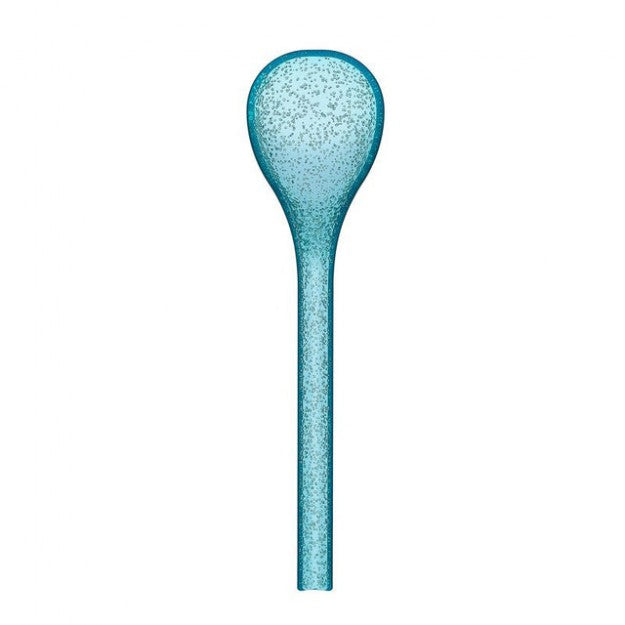 Zani Serafino Couverts à Salade Salad Server ME Synth Métal Acrylique Turquoise