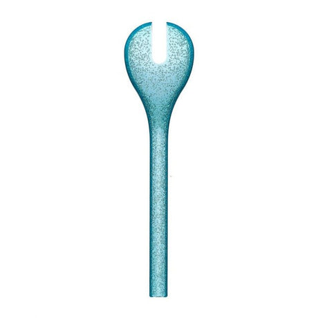 Zani Serafino Couverts à Salade Salad Server ME Synth Métal Acrylique Turquoise