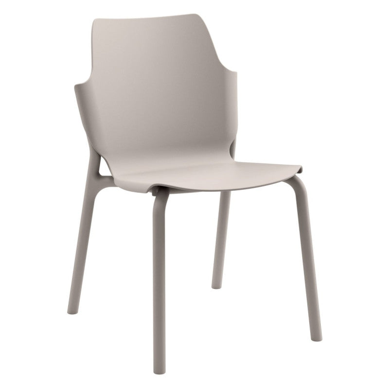 Chaise Dimo Versa Shila en PP Tourterelle 56x47x83cm