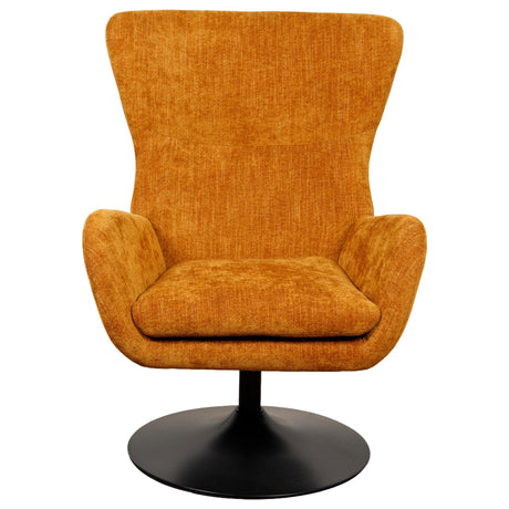 Fauteuil Melania Dimo en Tissu Ocre