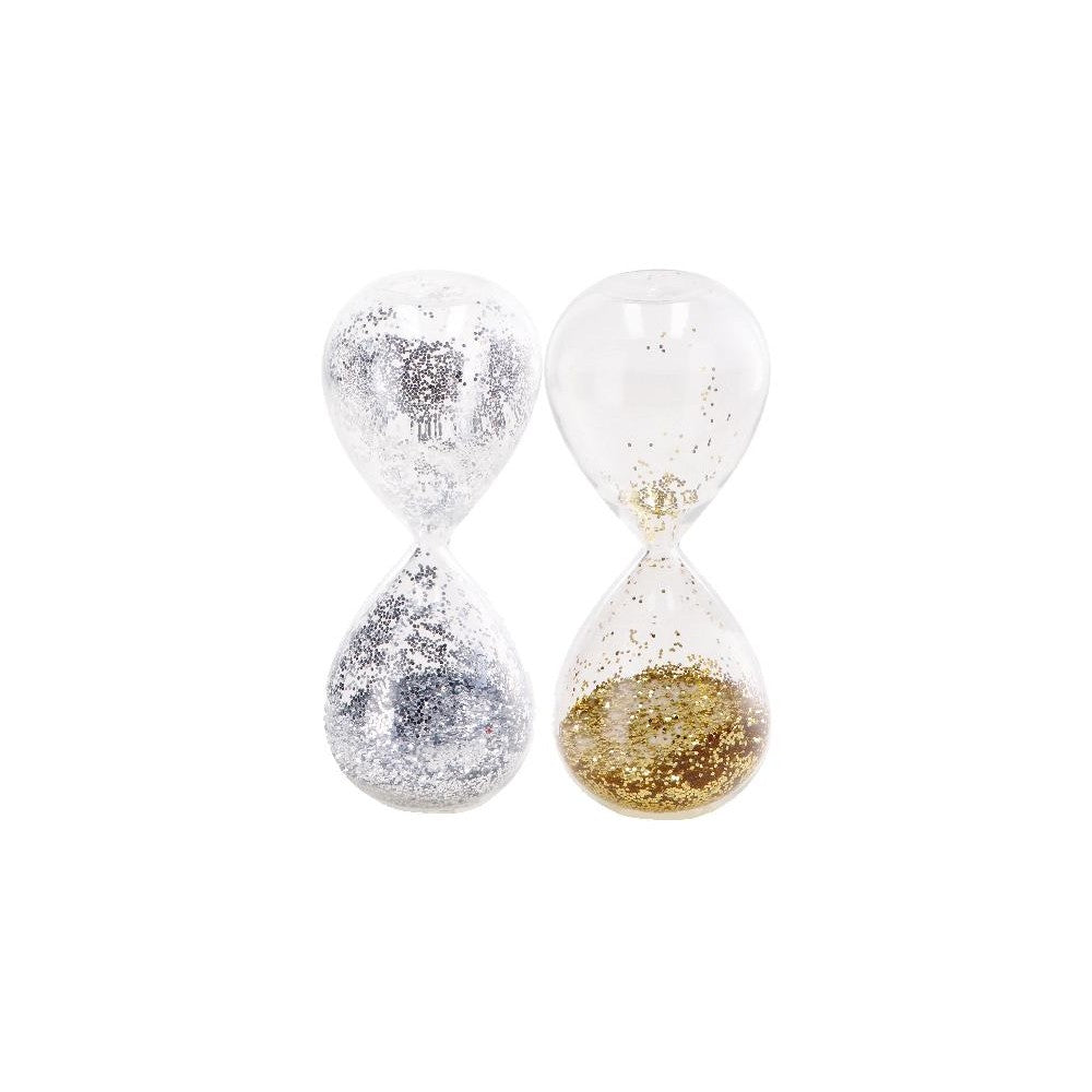 Ad Trend Clessidra Decorativa in Vetro Assortita Ø6,5xH16 cm 1 Pz – Complemento d'Arredo Elegante per la Casa e l'Ufficio