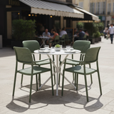 Tavolata bistrot con sedie Bora Agave