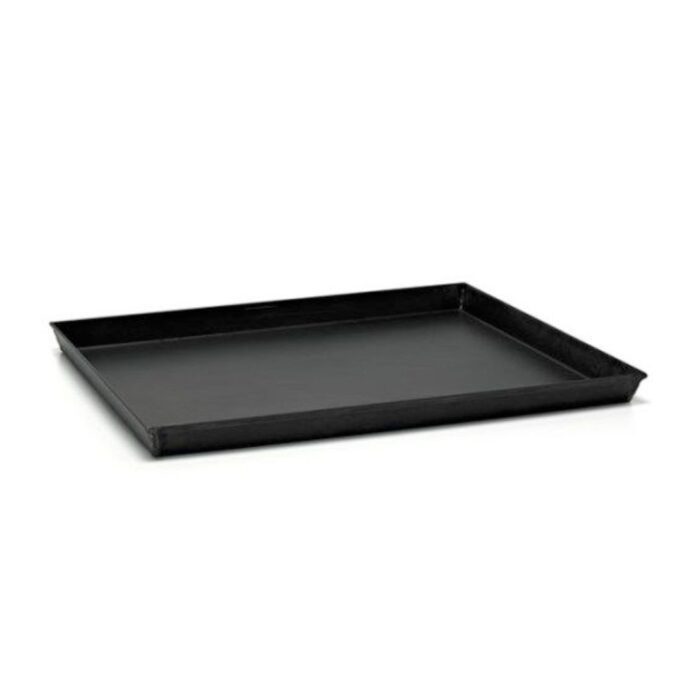 AGNELLI Plaque de cuisson rectangulaire en tôle bleue 30x23x3 cm