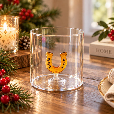 WD LifeStyle Verre Borosilicate 250 ml Décoration Fer à Cheval