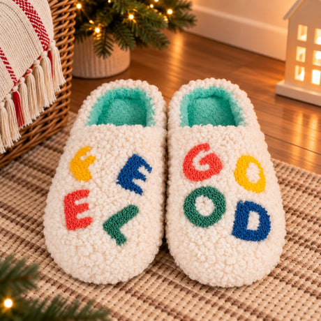 Pantoufles WD LifeStyle Feel Good Taille S/M – Pantoufles Confortables pour la Maison