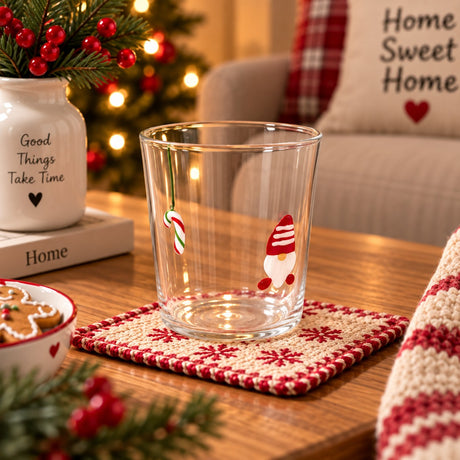 WD LifeStyle Verre Verre Borosilicaté Cc 250 ml Décor Gnome