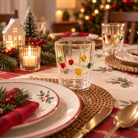 WD LifeStyle Verre Borosilicate Cc 250 ml Décor Boules de Noël