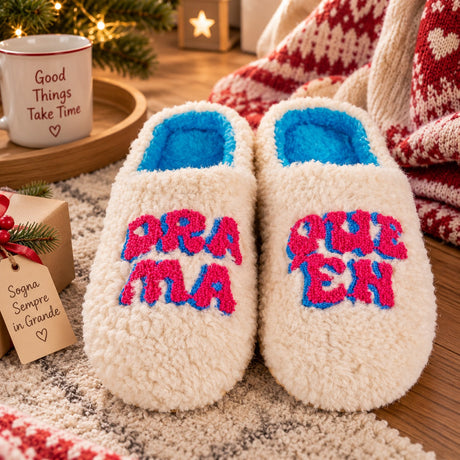 Chaussons WD LifeStyle Drama Queen Taille L/XL – Idée Cadeau de Noël