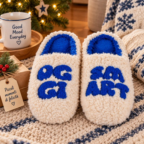 WD LifeStyle Chaussons Oggi Smart Taille L/XL – Idée Cadeau de Noël