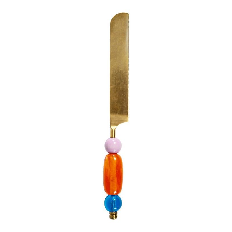 WD LifeStyle Couteau à Gâteau Orange – Ustensile de Dessert pour Gâteaux et Pâtisseries