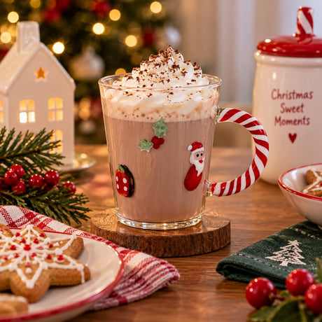 Verre WD LifeStyle Père Noël 425 ml – Verre de Noël Idée Cadeau