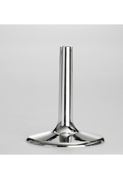 Base en plastique Bigiemme H 12 cm Argent