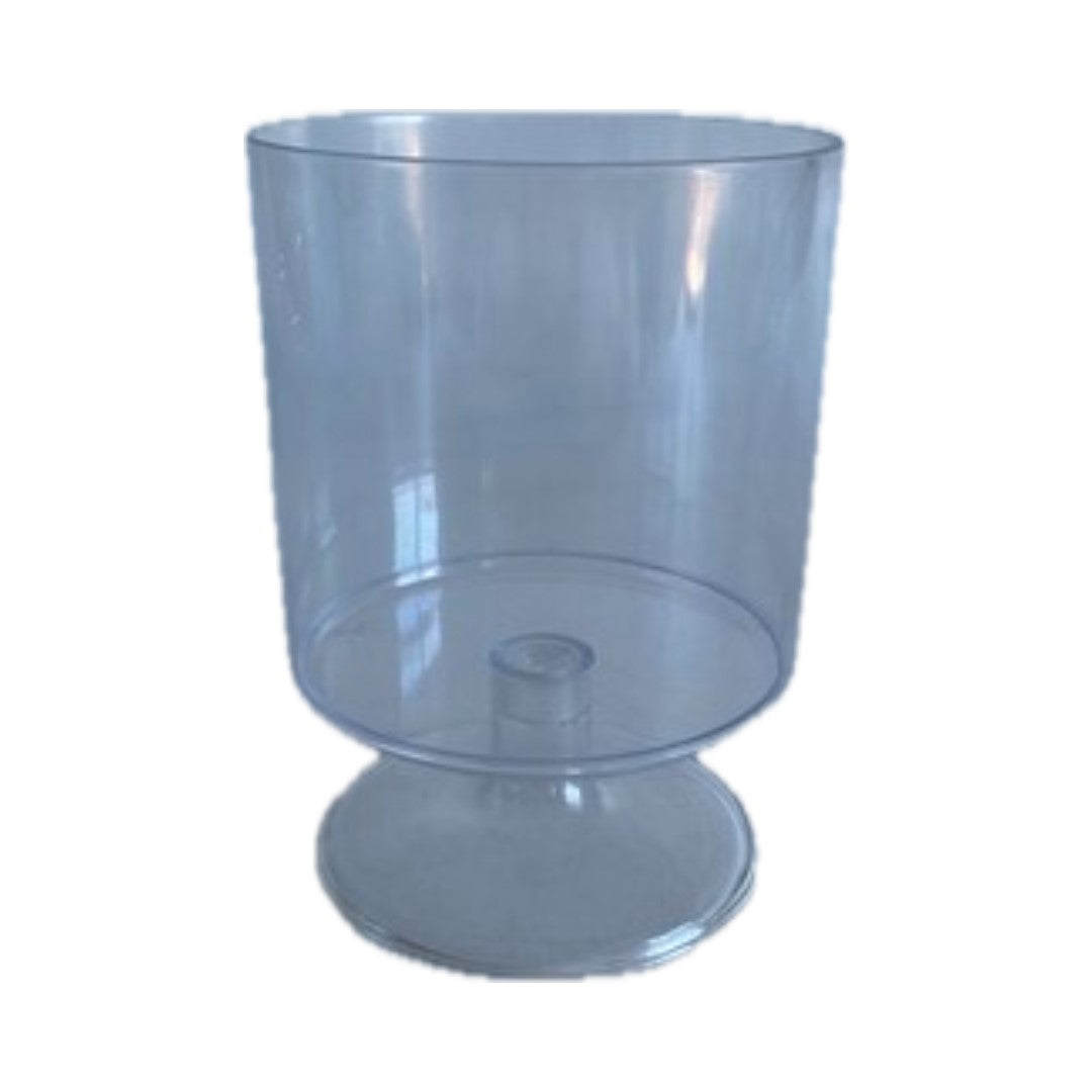 Récipient cylindrique en plastique D 12,5 cm H 12 cm