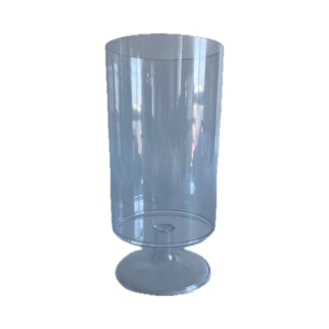 Récipient cylindrique en plastique D 12,5 cm H 19,5 cm 