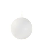 Bougies sphère Cereria Di Giorgio Ø 10 cm (4pcs) - Blanc