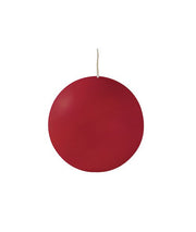 Cereria Di Giorgio Bougies Sphère Ø 10 cm (4pcs) - Rouge
