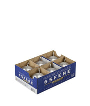 Cereria Di Giorgio Bougies Sphère Ø 6 cm (6pcs) - Argent