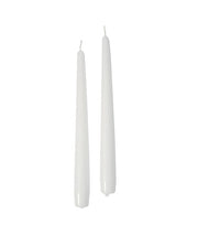 Bougies coniques Cereria Di Giorgio Ø 2,2 cm H. 25 cm (10 pièces) - Blanc