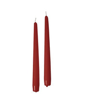 Bougies Coniques Cereria Di Giorgio Ø 2,2 cm H. 25 cm (10 pcs) - Rouge