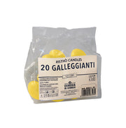 Bougies flottantes Cereria Di Giorgio Ø 4,5 cm H. 2,7 cm (20 pièces) - Jaune