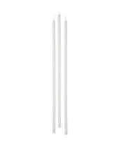 Bougies Cereria Di Giorgio Tige Ø 0,9 cm H. 37 cm (12 pcs) - Blanc