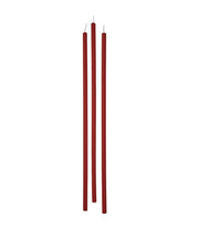 Bougies Cereria Di Giorgio Tige Ø 0,9 cm H. 37 cm (12 pcs) - Rouge