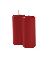 Bougies Cereria Di Giorgio Ø 6 cm H. 15 cm (6 pcs) - Rouge