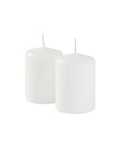 Bougies Cereria Di Giorgio Ø 7 cm H. 10 cm (4 pcs) - Blanc