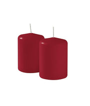 Bougies Cereria Di Giorgio Ø 7 cm H. 10 cm (4 pcs) - Rouge