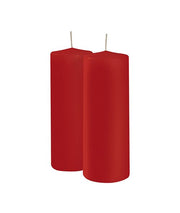 Bougies Cereria Di Giorgio Ø 7 cm H. 20 cm (2 pcs) - Rouge
