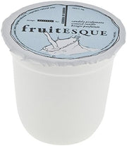 Cereria Di Giorgio Cereria Di Giorgio Fruitesque Parfumée en Pot de Yaourt, Cire, Blanc, 7x7x7 cm