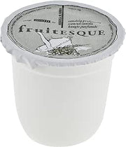 Cereria Di Giorgio Fruitesque Parfumée en Pot de Yaourt, Cire, Ivoire, 7x7x7 cm