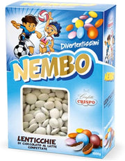 Crispo Dragées Lentilles Blanches Chocolat 1 kg