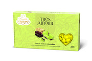 Crispo Confettis en forme de cœur jaune 1 kg