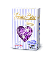 Crispo Dragées Nuance Lilas. 500 gr de petits cœurs