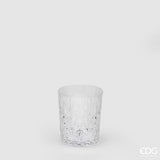 Rombi glass H 10 cm D 8 cm 6 pcs